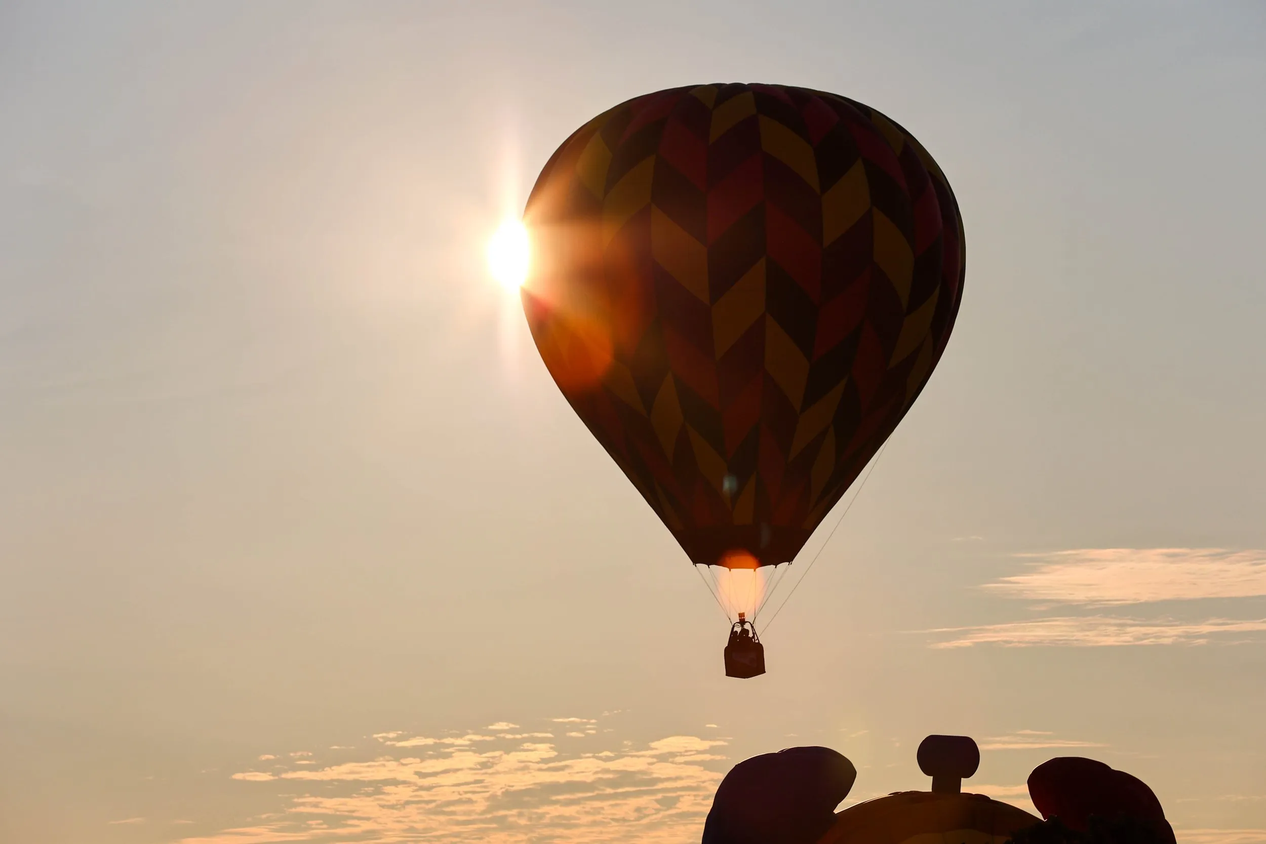 NFL Hall of Fame Balloonfest at sunrise