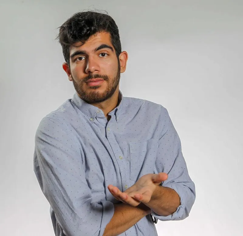 Corporate headshot session example