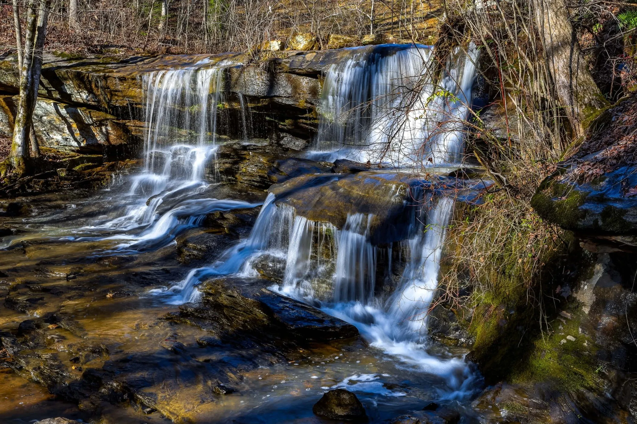 Waterfall at Lake Lure, North Carolina
