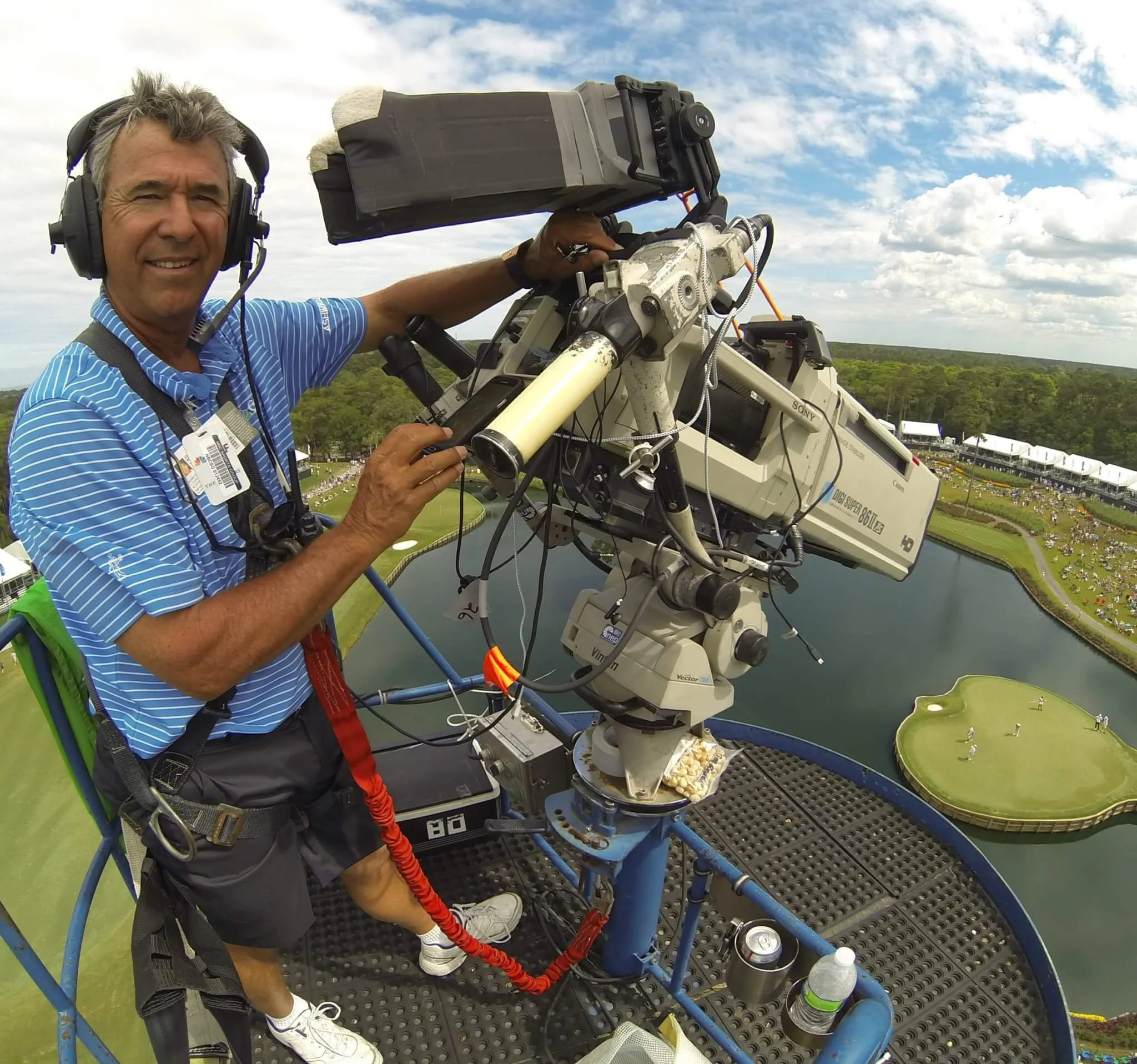 John Bo Boeddeker golf broadcast camera work