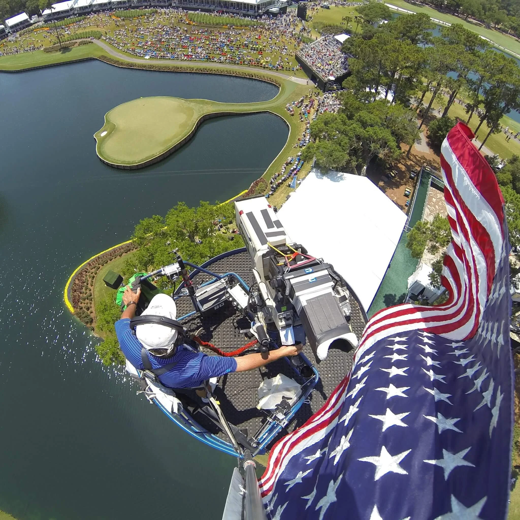 John Bo Boeddeker golf broadcast camera work