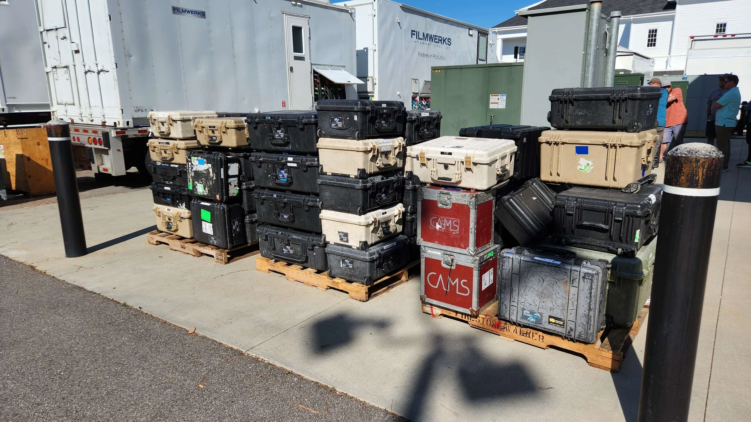 Mark Pokedoff at The Masters shipping area