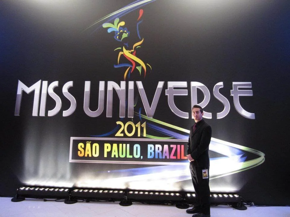 Matt Mantyla at Miss Universe Brazil