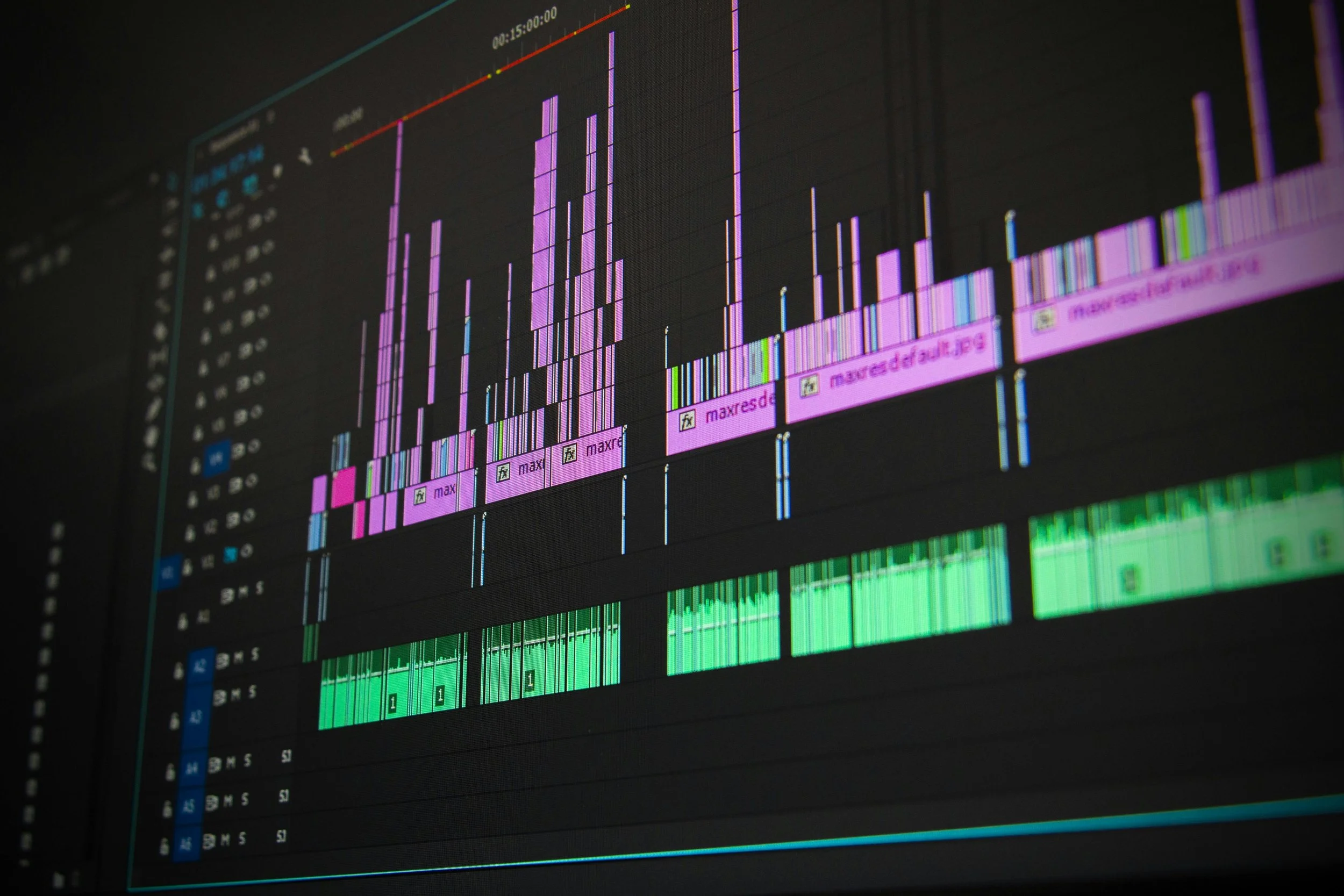 Avid editing suite
