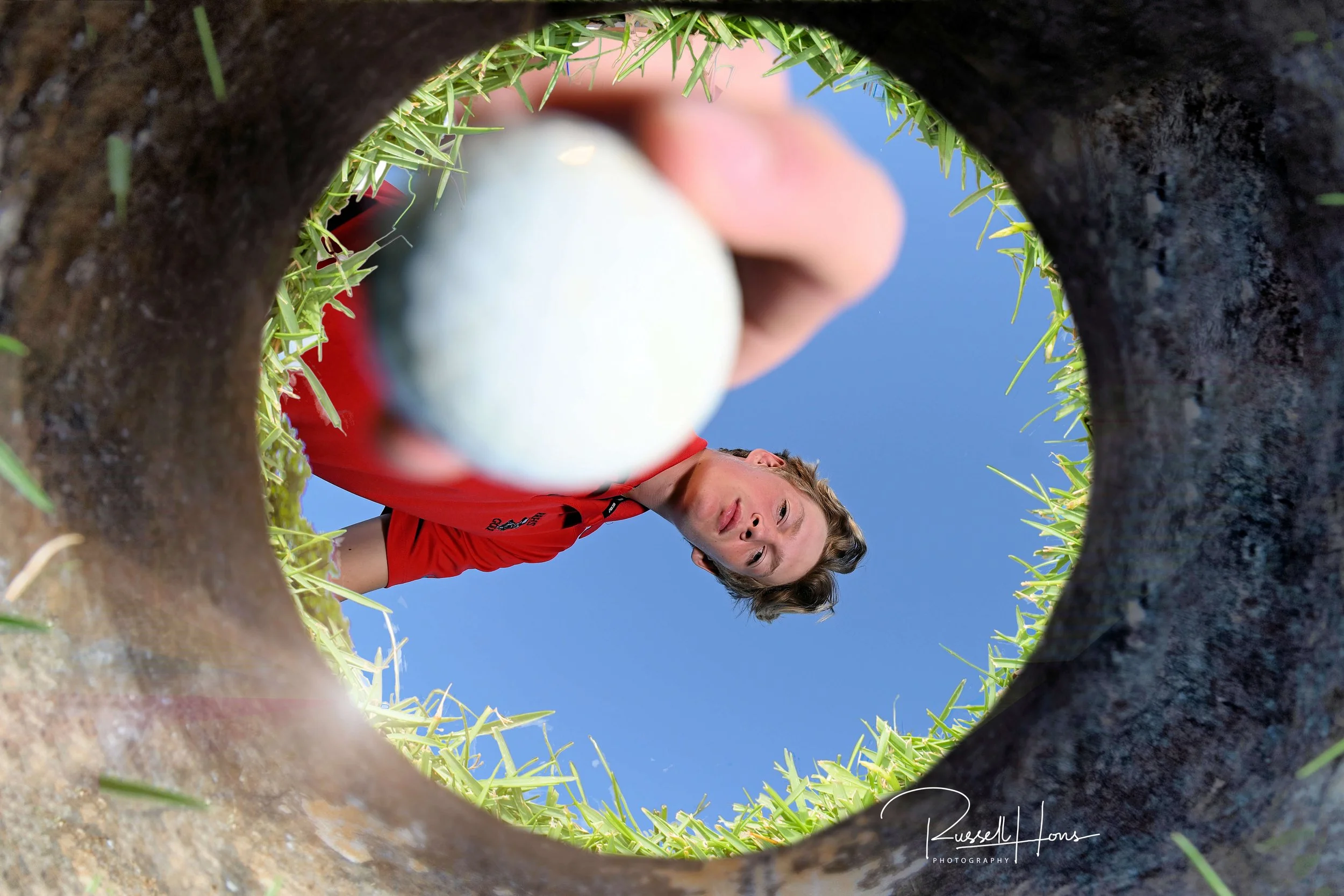Russ Hons golf photography composite