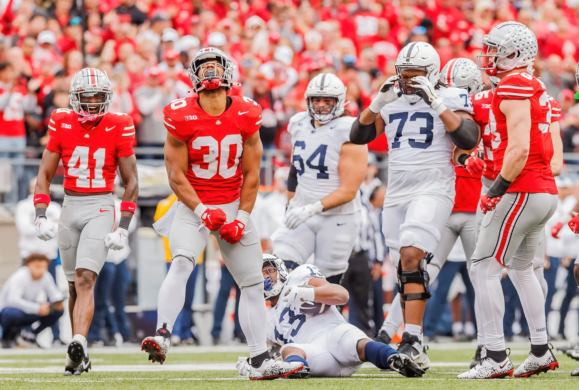 Sam Fahmi Ohio State vs Penn State football photography