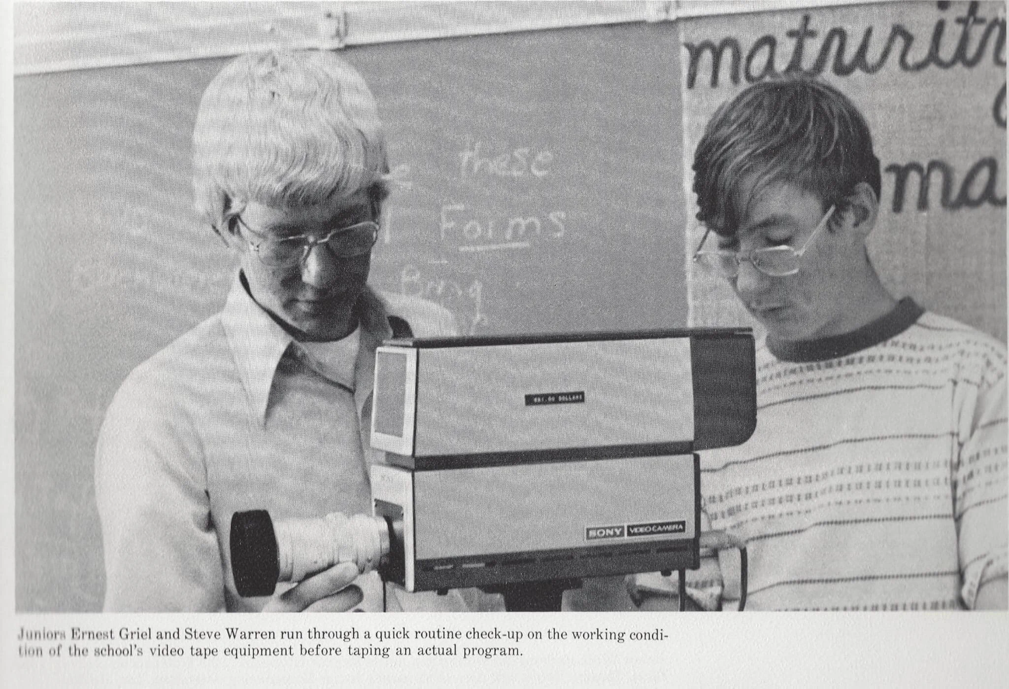 Hoover High School's first camera — where Steve Warren's career began